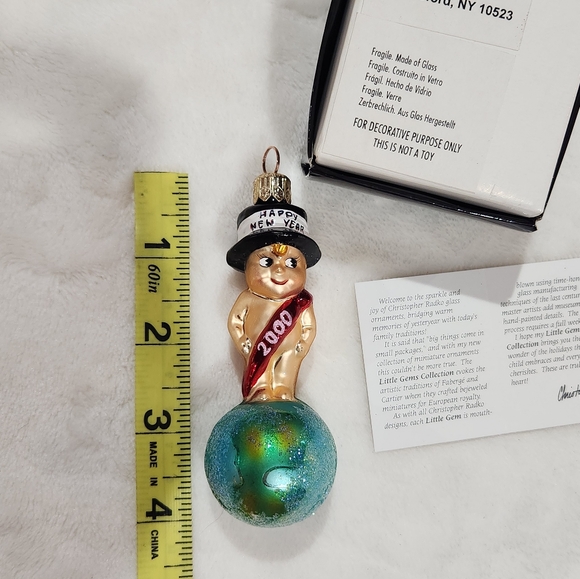 Christopher Radko Little Gem's Collection Millennium Munchkin Gem - Picture 5 of 7